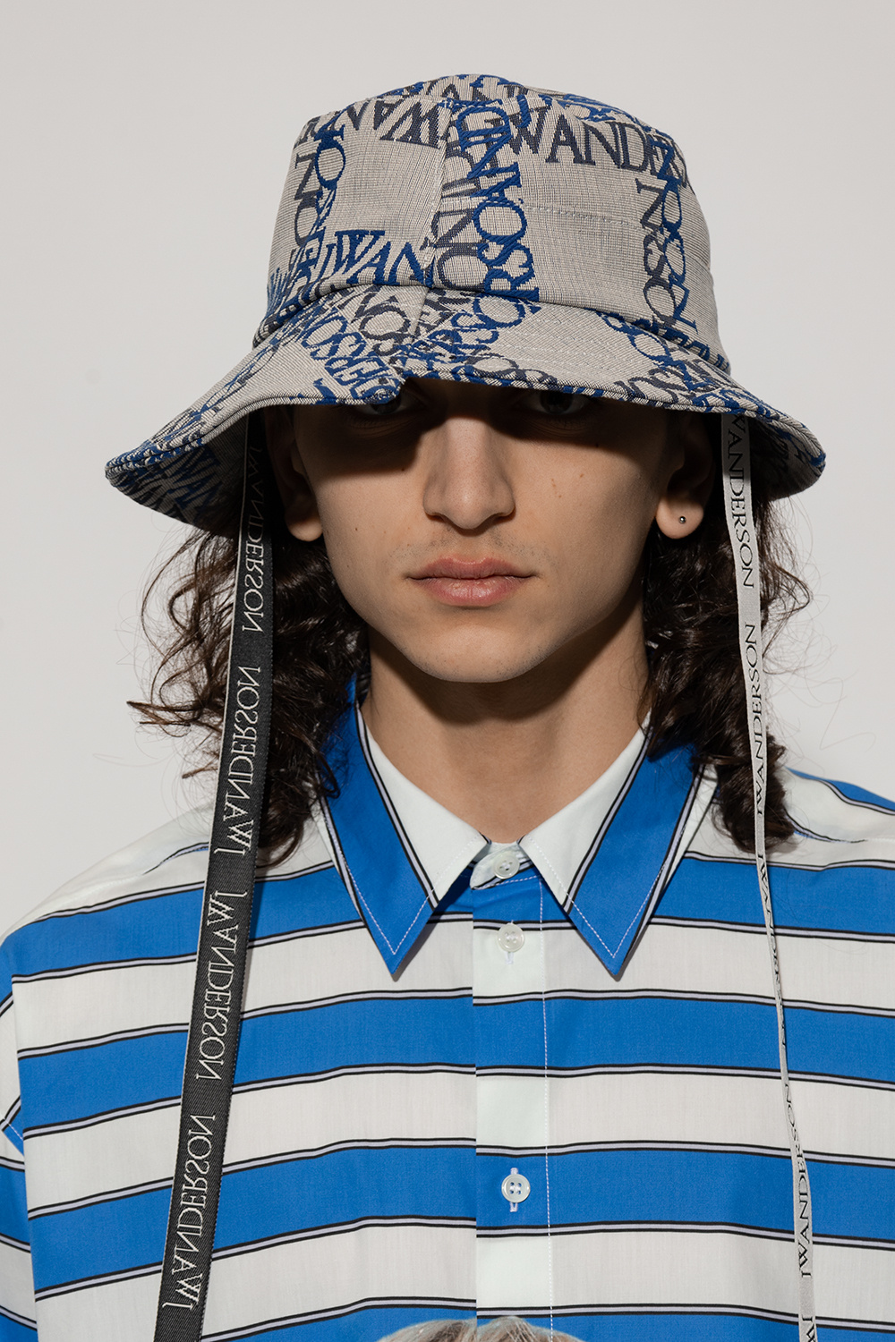 SchaferandweinerShops GB - Grey Bucket hat with logo JW